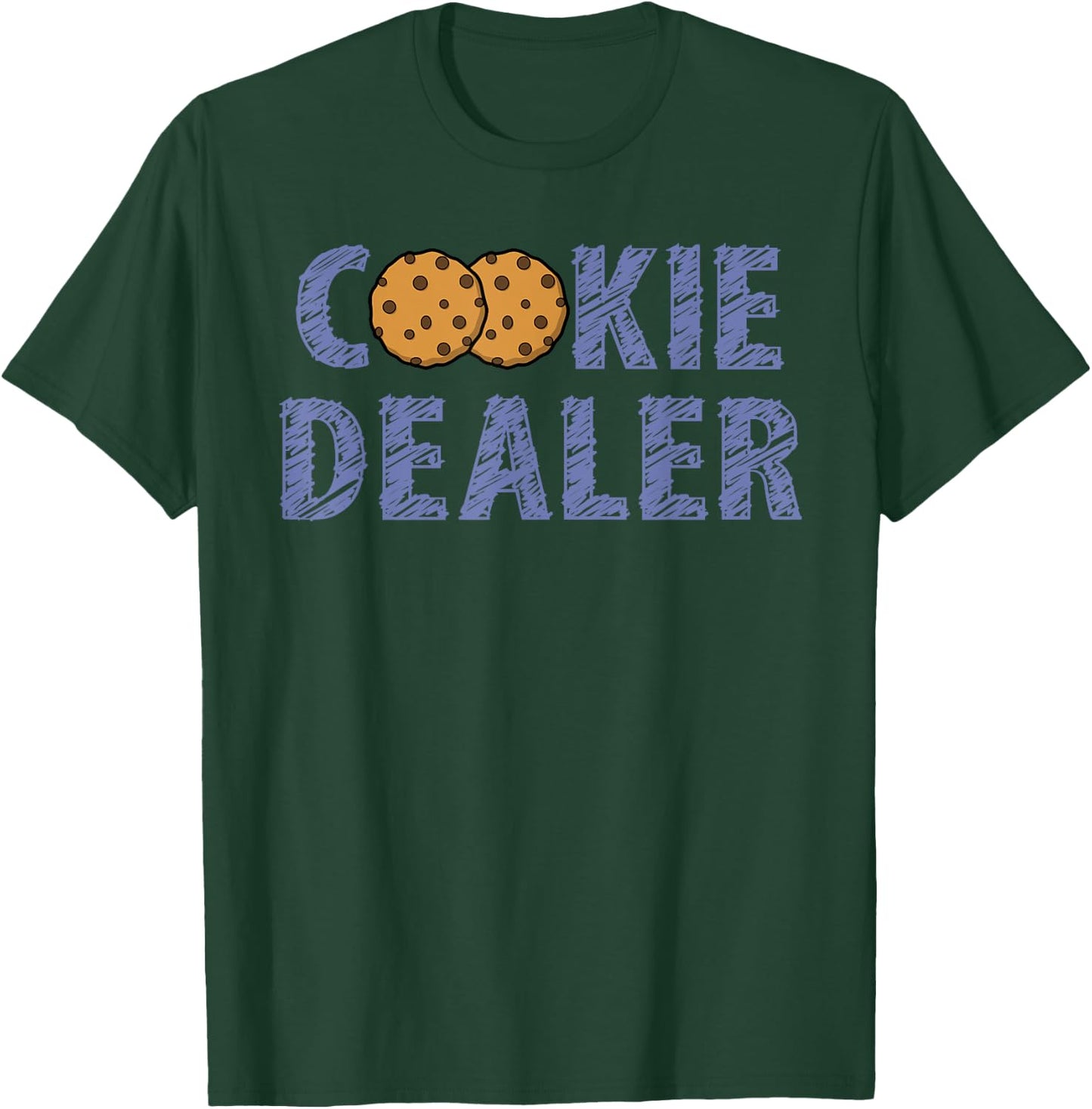 Scout Shirt Girl Funny Cookie Dealer Troop Leader Gift Shirt T-Shirt - T-Shirt | Forest