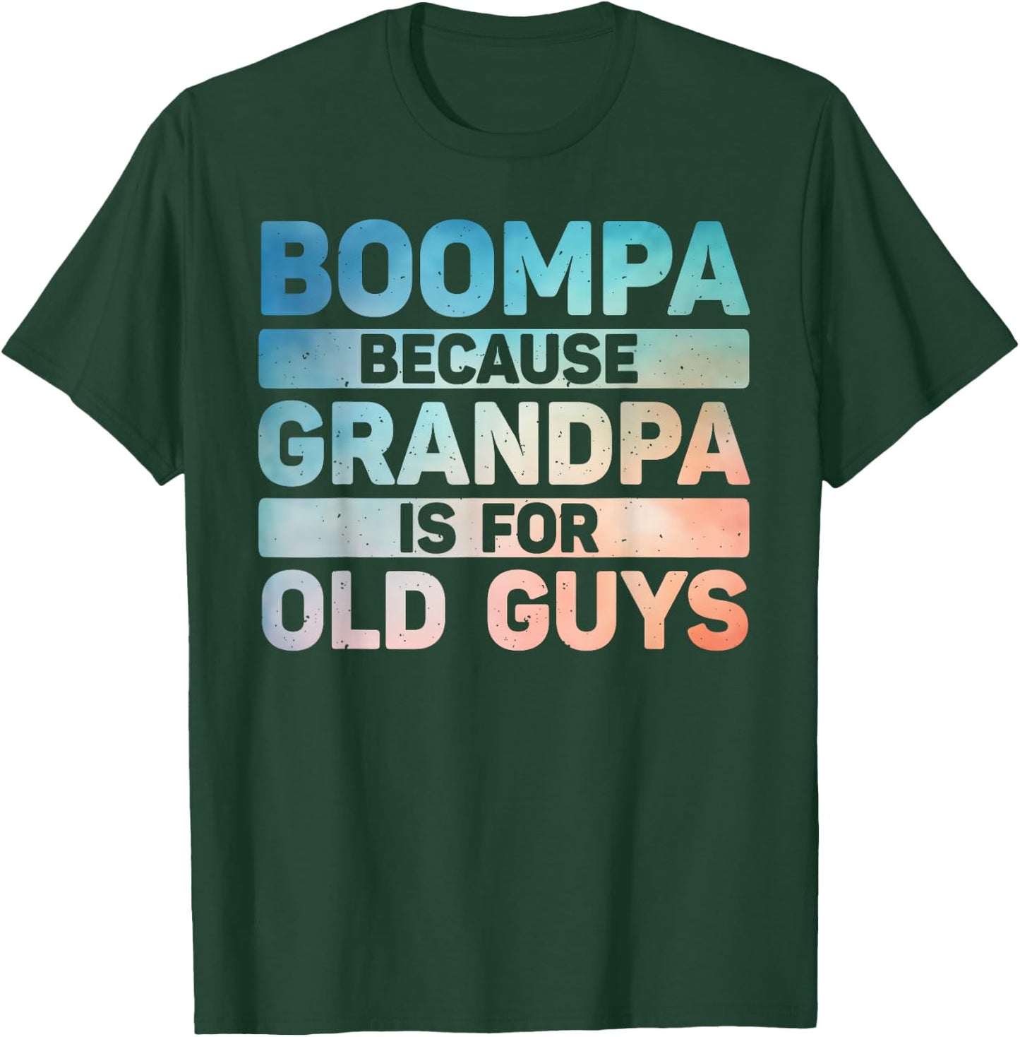 Boompa Design For Grandpa From Grandkids Father's Day Boompa T-Shirt - T-Shirt | Forest