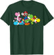 Super Mario Yoshi Ride Group Mashup T-Shirt - T-Shirt | Forest