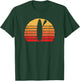 Retro SUP Stand Up Paddle Board Vintage Sun T-Shirt - T-Shirt | Forest