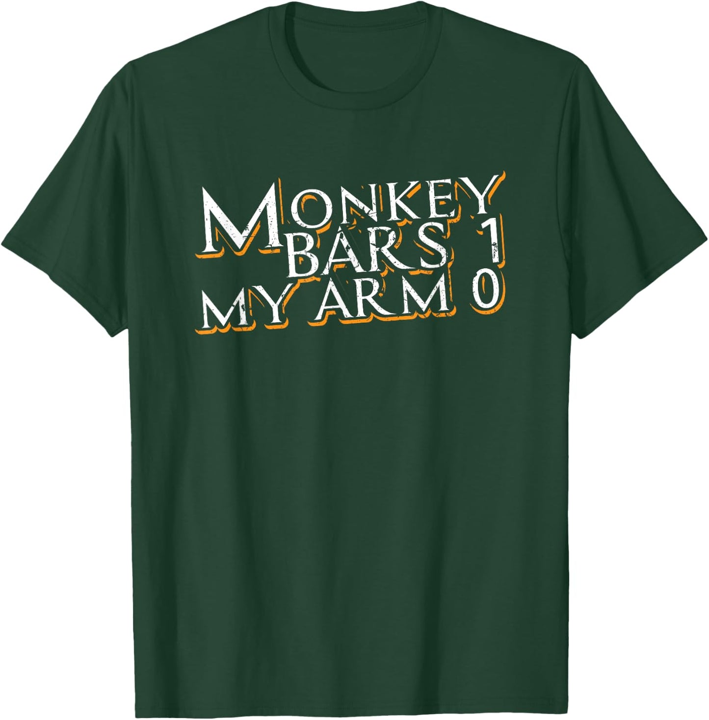 Broken Arm Leg Monkey Bars Get Well Soon Recovery Kids T-Shirt - T-Shirt | Forest