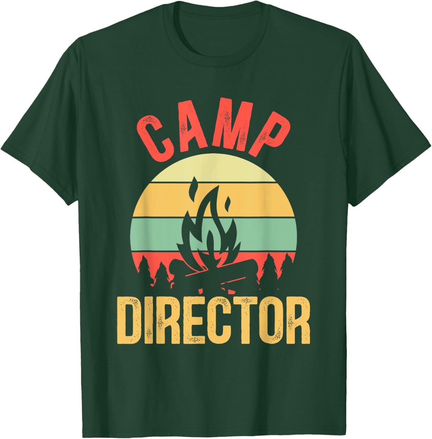 Summer Camp Director Counselor Camper Men Women T-Shirt - T-Shirt | Forest