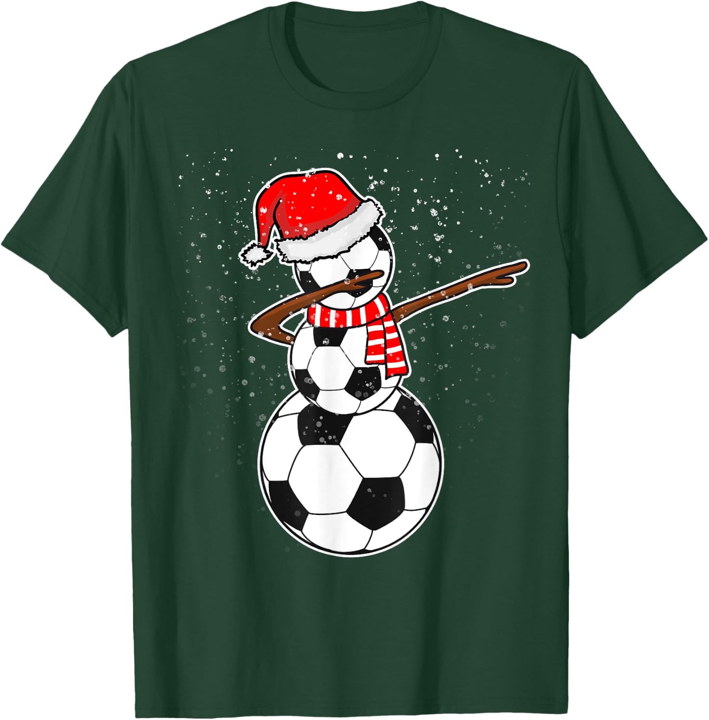 Dabbing Snowman Soccer Shirt T-Shirt - T-Shirt | Forest