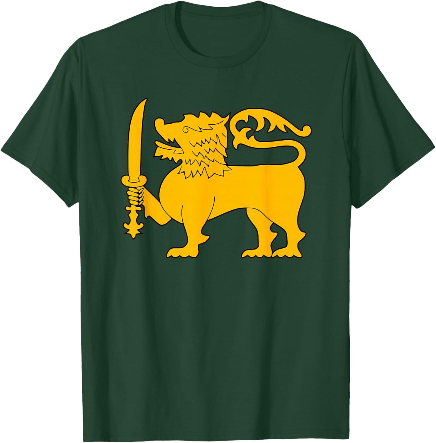 Sri Lanka Lion Flag - Sinha Flag T-Shirt - T-Shirt | Forest