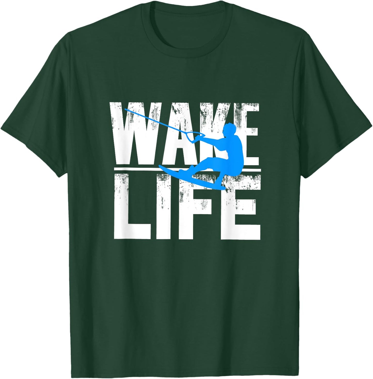 Wake Surfing Life Gift Shirt Boat Lake Wakesurfing T-Shirt - T-Shirt | Forest