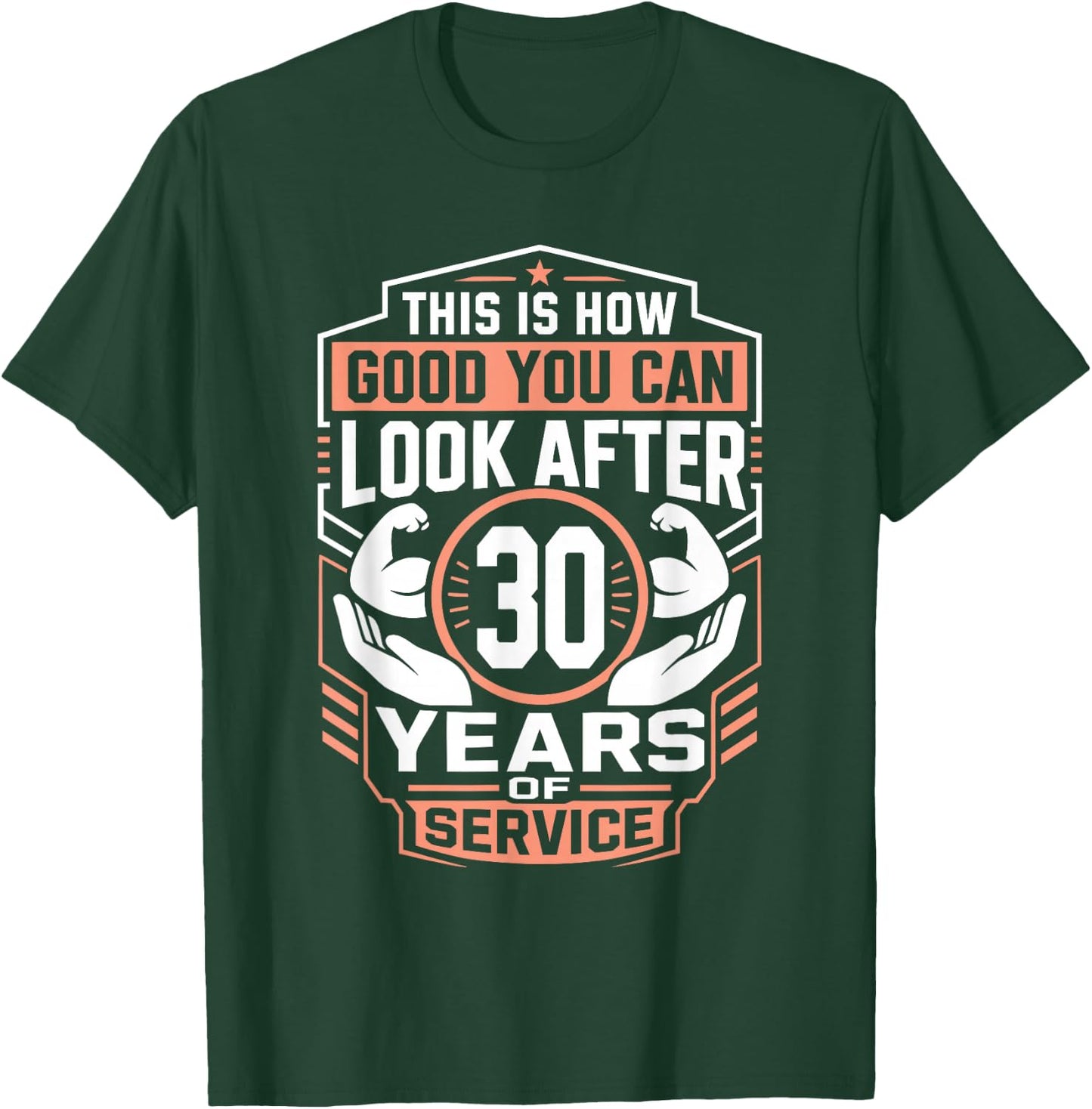 Work Anniversary 30 Years Company Anniversary 30 T-Shirt - T-Shirt | Forest