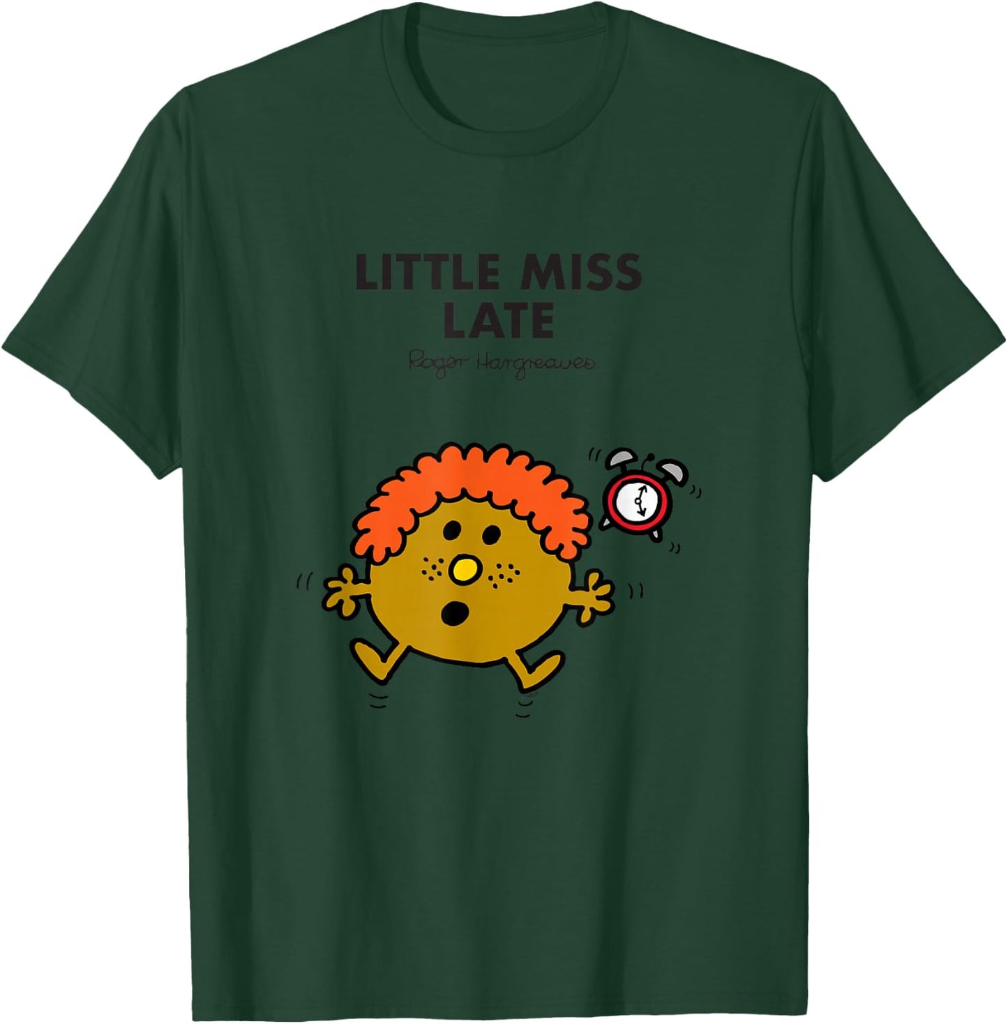 Mr. Men Little Miss Late T-Shirt - T-Shirt | Forest