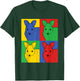 Wallaby Pop Art - Retro Macropod T-Shirt - T-Shirt | Forest