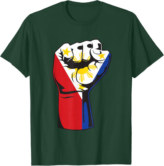 Duterte Shirt Proud Pinoy Gift Philippines Fist Filipino T-Shirt - T-Shirt | Forest