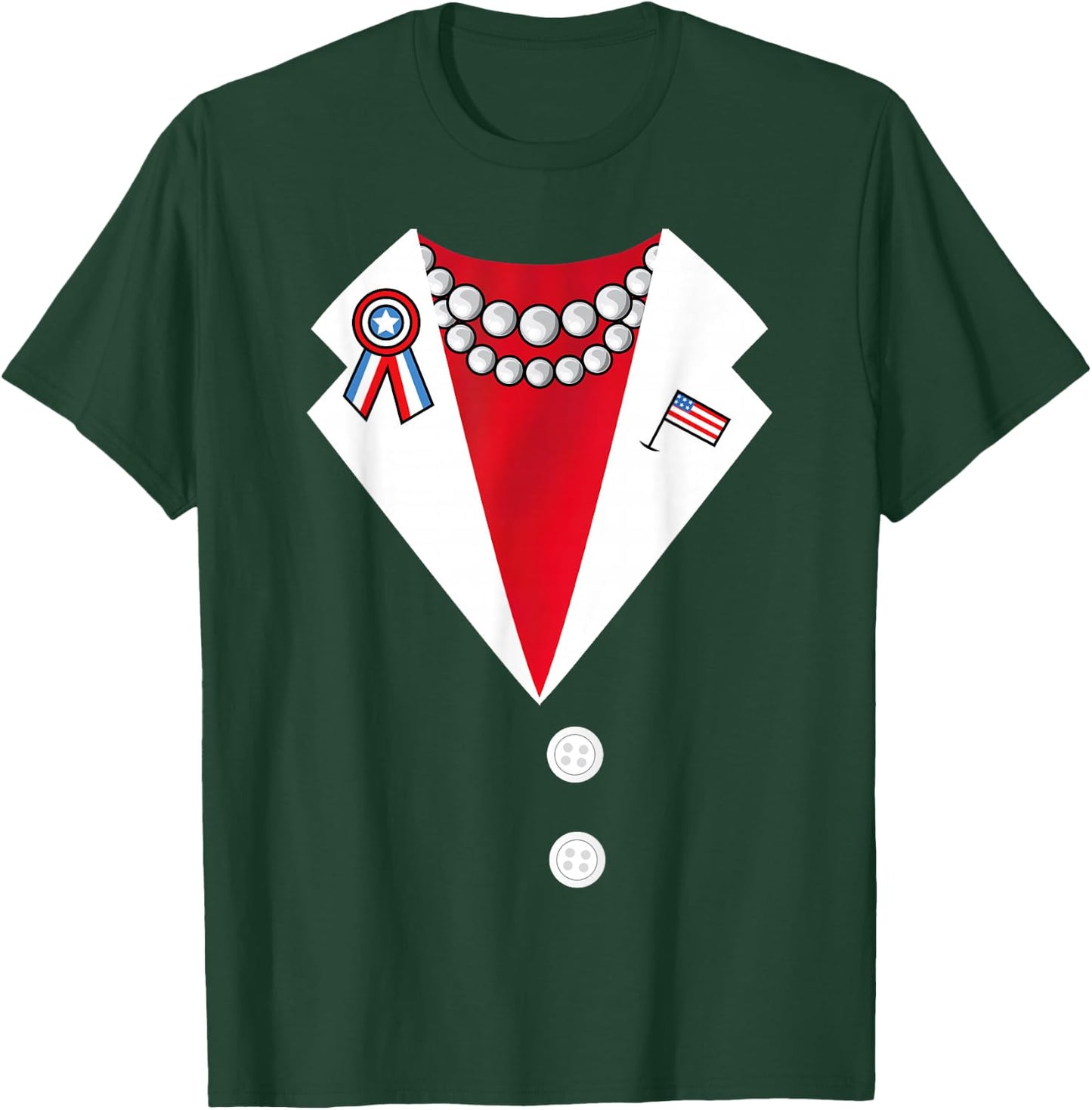 Hillary Clinton Pantsuit Costume President Funny Halloween T-Shirt - T-Shirt | Forest