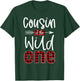Cousin of the Wild One Shirt Plaid Lumberjack 1st Birthday T-Shirt - T-Shirt | Forest