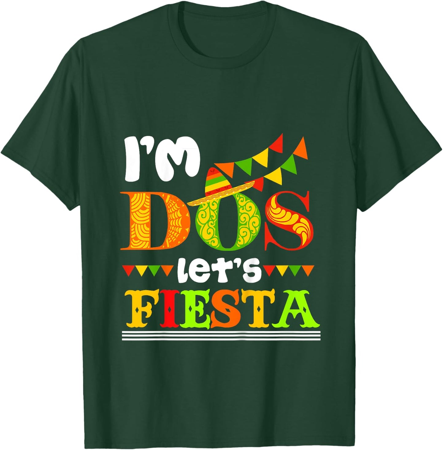 I'm Dos Taco Twosday 2nd Birthday Gift Kids Boy Girl T-Shirt - T-Shirt | Forest