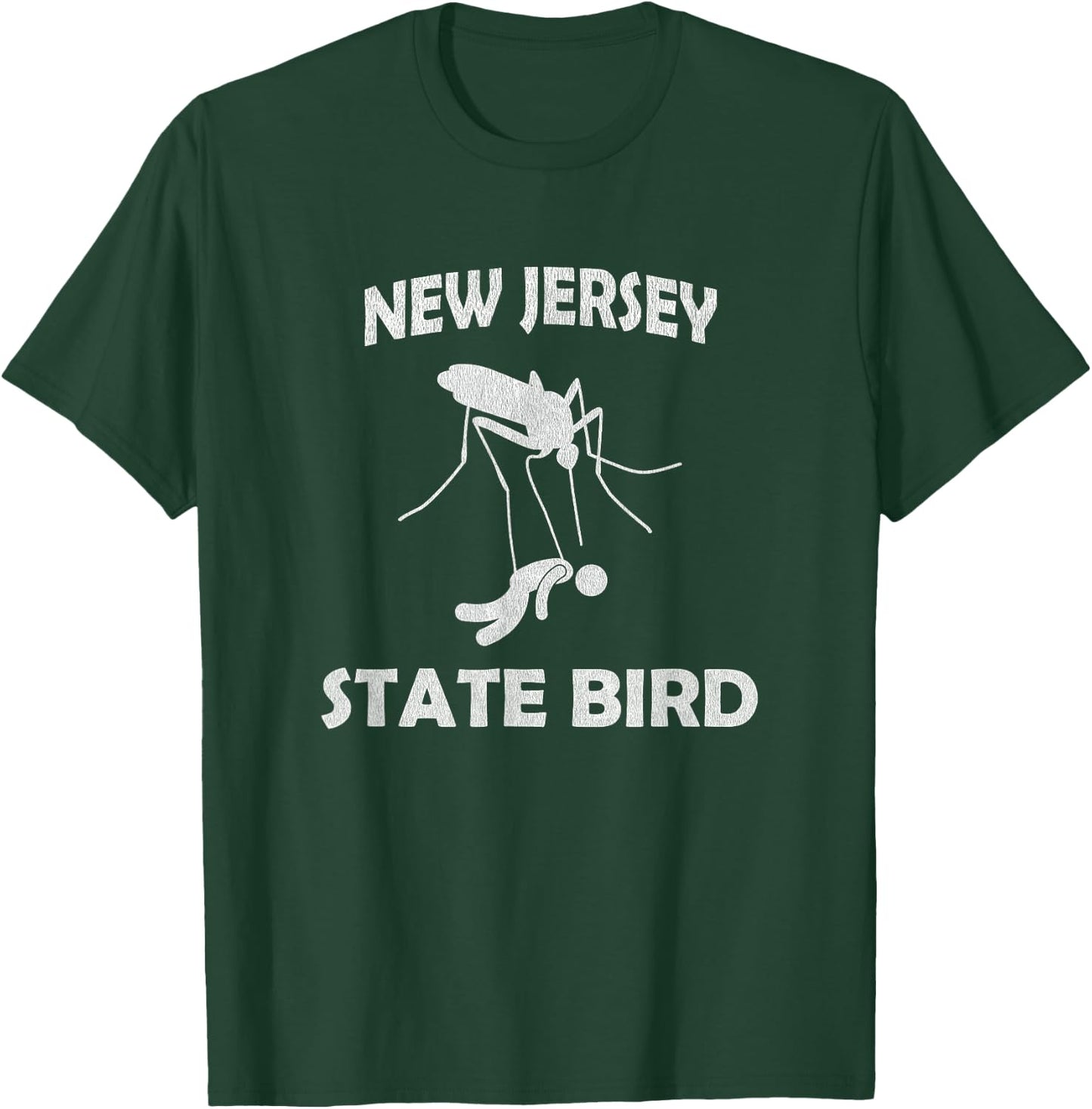 New Jersey Mosquito State Bird Funny Outdoors T-Shirt - T-Shirt | Forest