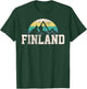 Finland Finnish Country Mountain Vintage T-Shirt - T-Shirt | Forest
