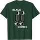 Retro Punk Rock Flag Espresso Black Coffee Lover T-Shirt - T-Shirt | Forest