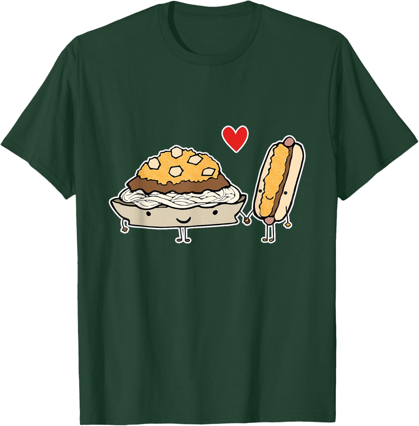 Cincinnati Style Chili 3 Way and Cheese Coney T Shirt T-Shirt - T-Shirt | Forest
