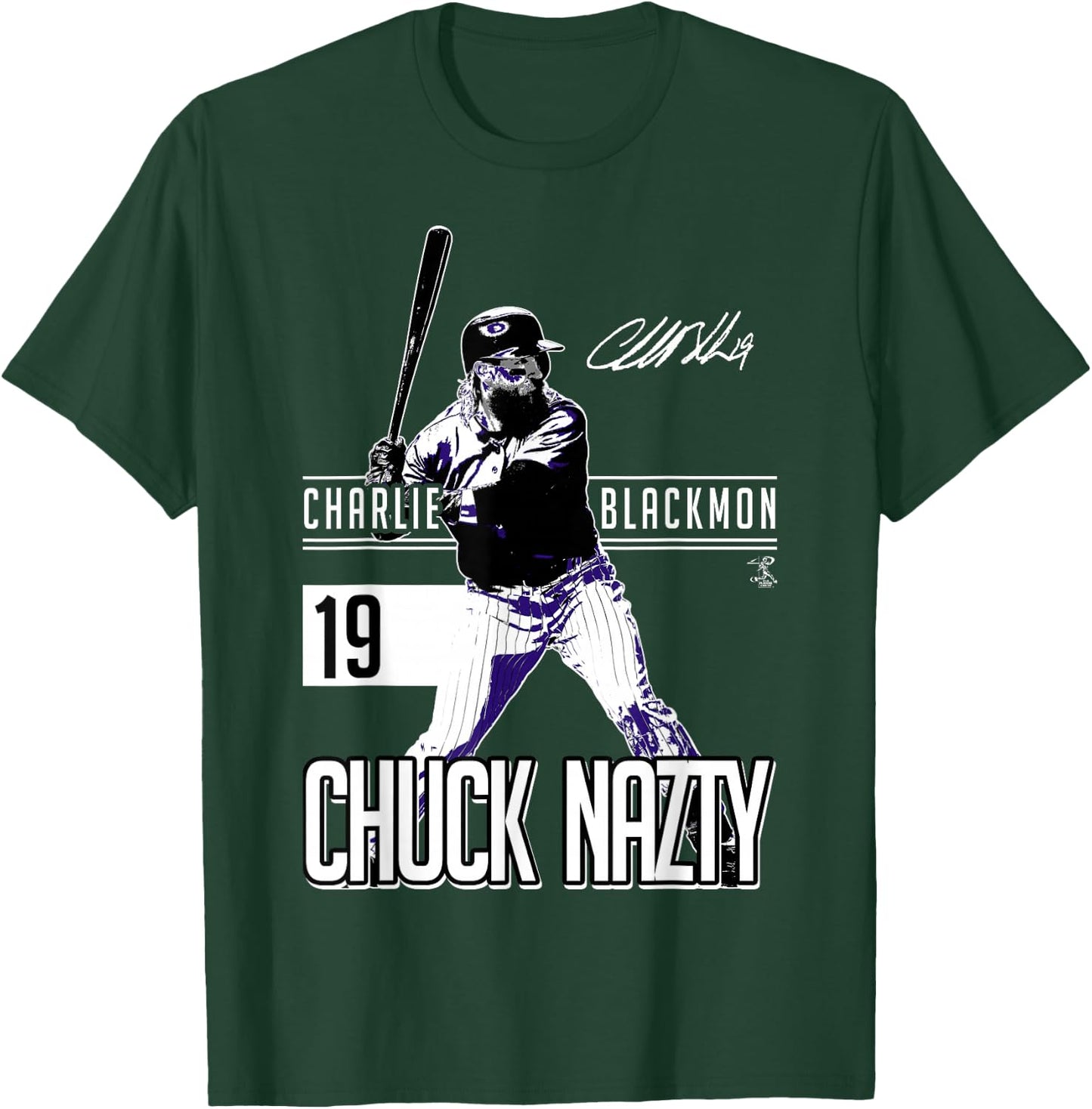 Charlie Blackmon - Apparel T-Shirt - T-Shirt | Forest