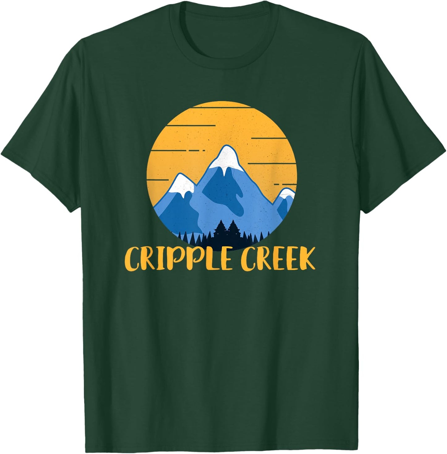 Cripple Creek Colorado Hiking Mountains T-Shirt - T-Shirt | Forest