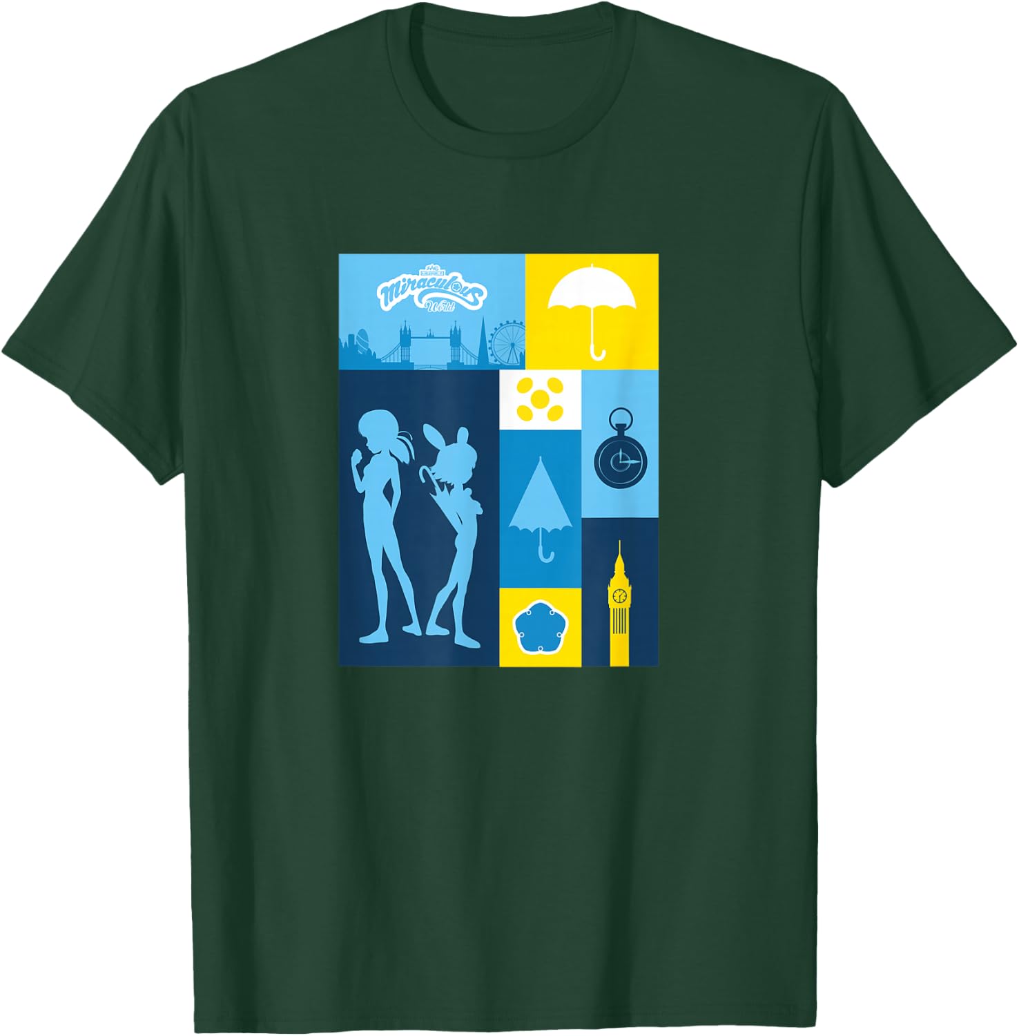 Miraculous Ladybug London Chronobug Time Travel T-Shirt - T-Shirt | Forest