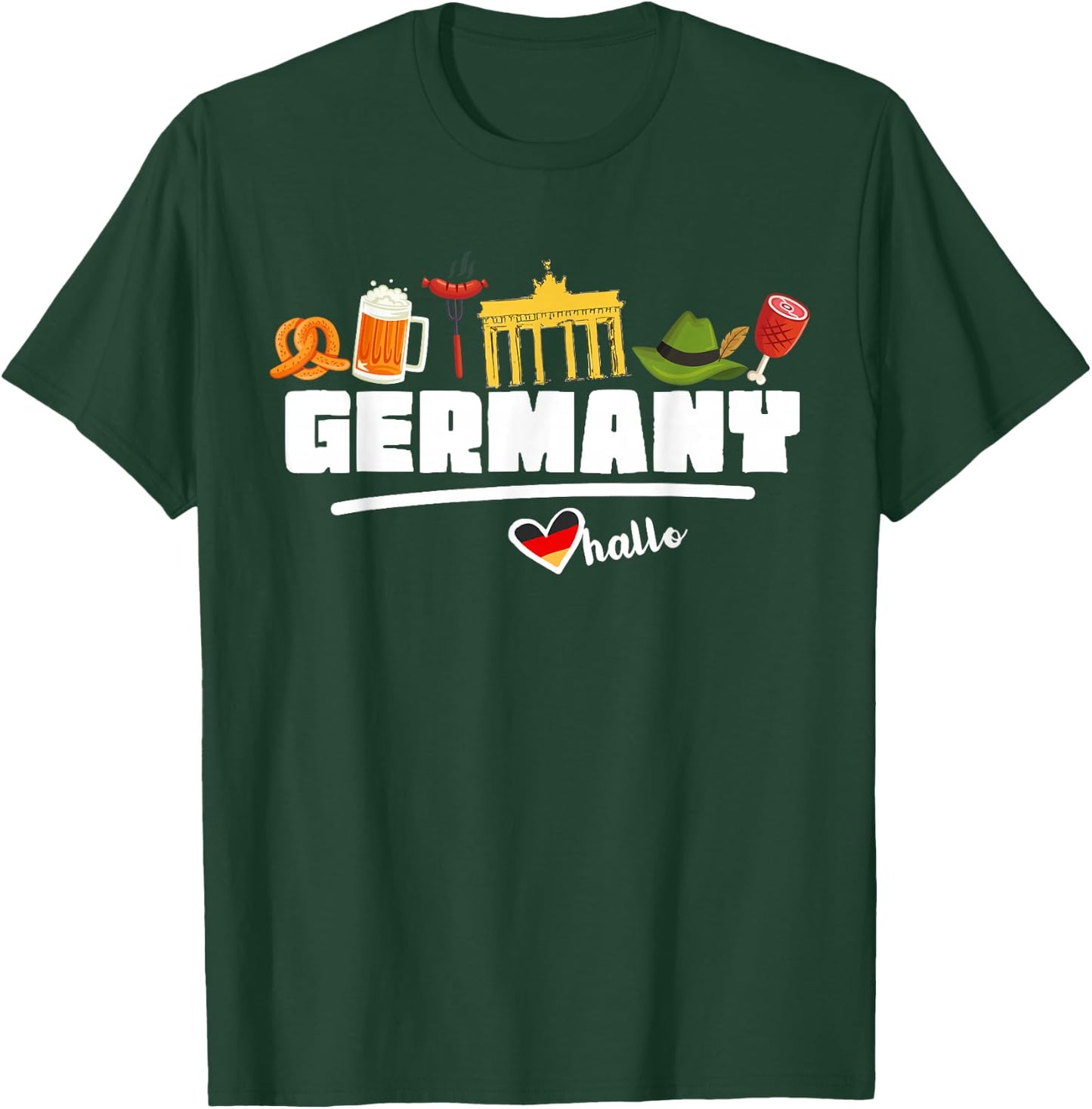 Germany Souvenir Shirt Travel Gifts Europe T-Shirt - T-Shirt | Forest