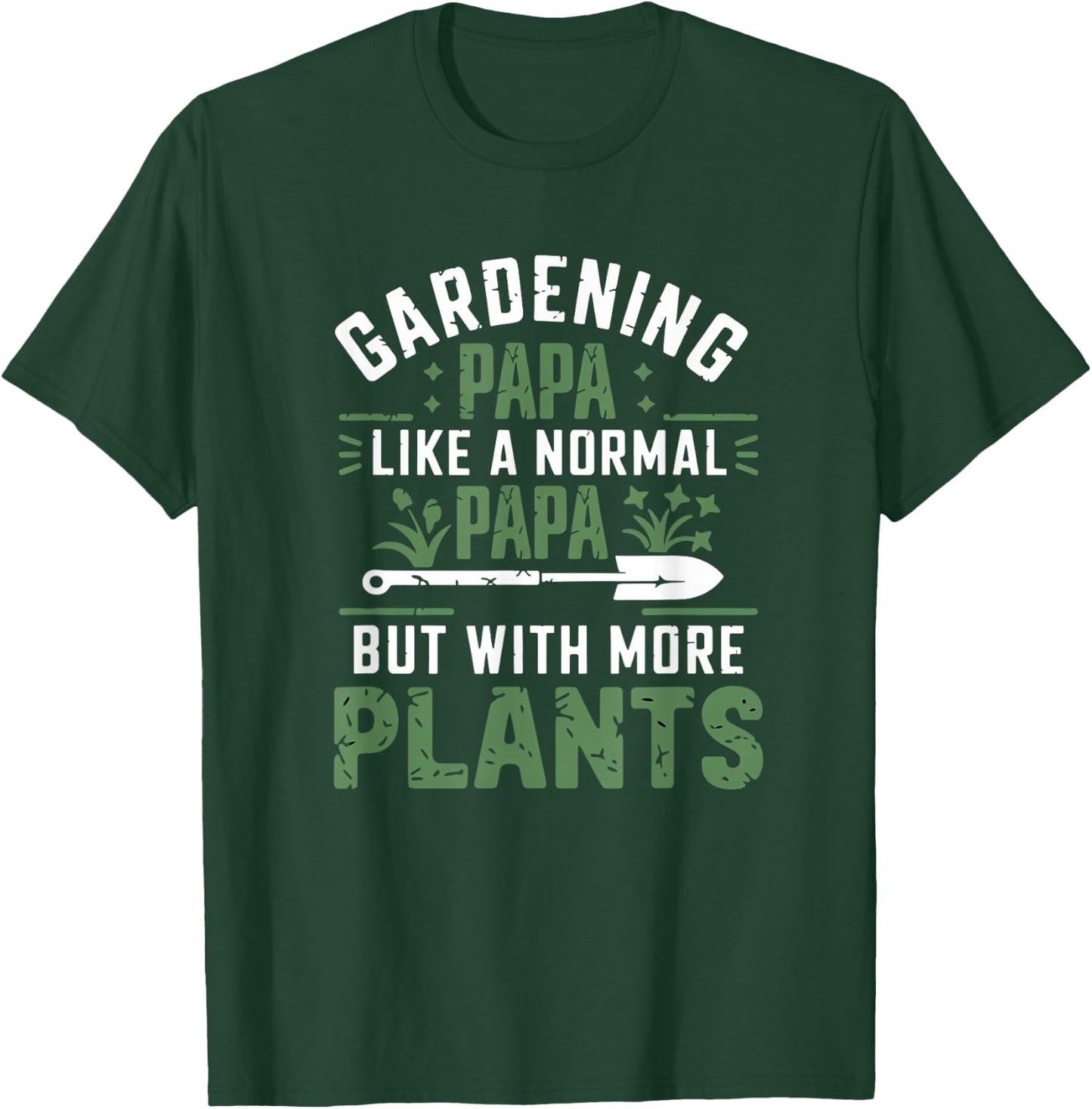 Gardening Papa Plant Lover Grandpa Loves Gardening T-Shirt - T-Shirt | Forest