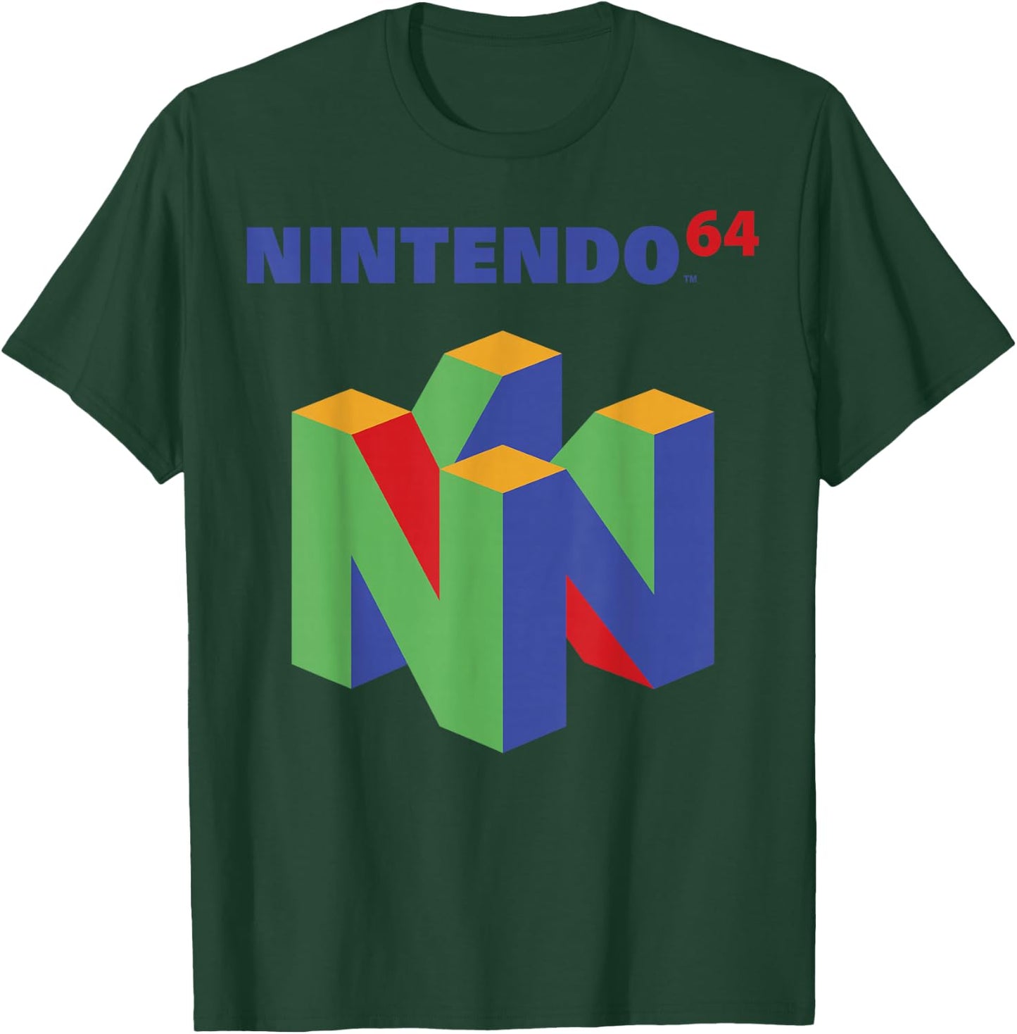 Nintendo 64 Logo Colorful Graphic T-Shirt - T-Shirt | Forest