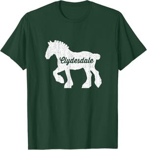 Clydesdale Draft Horse Shirt T-Shirt - T-Shirt | Forest