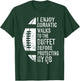 I Enjoy Romantic Walks Protecting My QB Offensive Lineman T-Shirt - T-Shirt | Forest