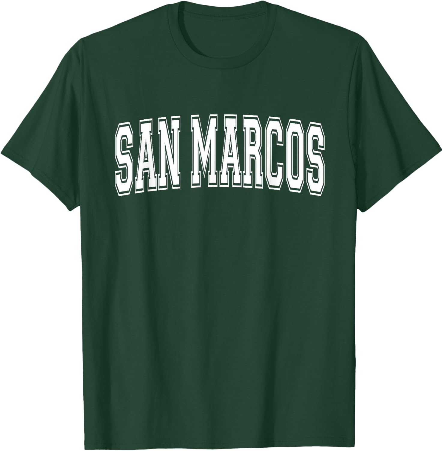 SAN MARCOS CA CALIFORNIA USA Vintage Sports Varsity Style T-Shirt - T-Shirt | Forest