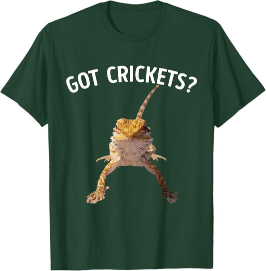 Got Crickets Bearded Dragon Shirt T-Shirt - T-Shirt | Forest