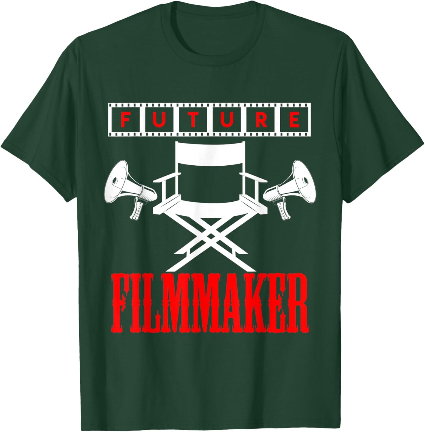 Future Filmmaker Aspiring Movie Director Lover Gift T-Shirt - T-Shirt | Forest