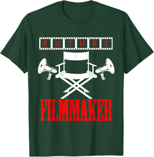 Future Filmmaker Aspiring Movie Director Lover Gift T-Shirt - T-Shirt | Forest