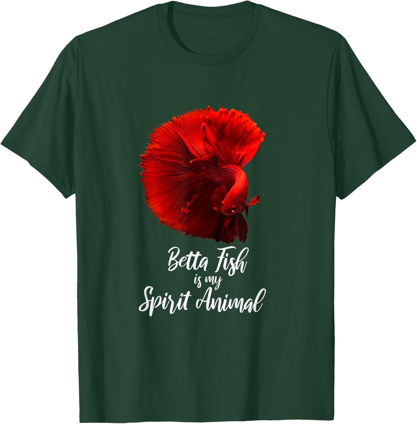 Betta Fish is my Spirit Animal Betta Fish Shirts T-Shirt - T-Shirt | Forest