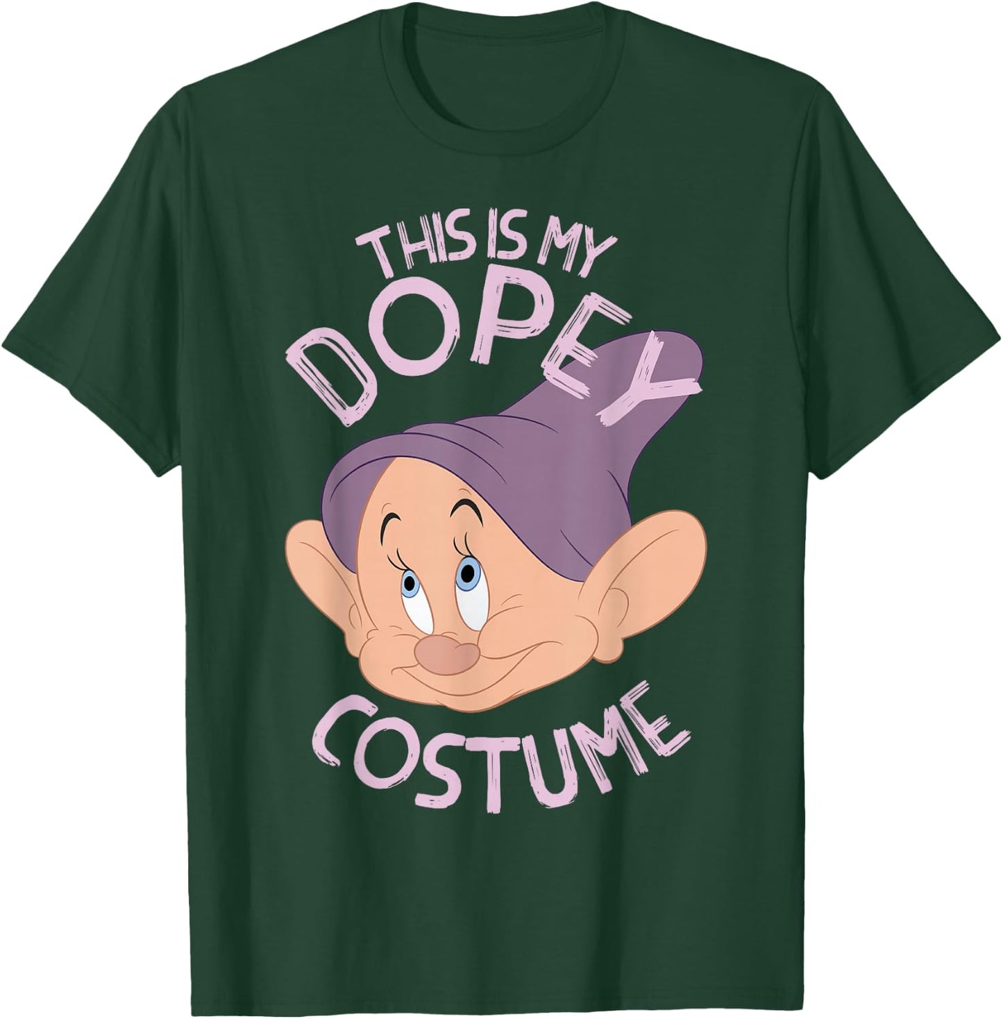 Disney Snow White This is My Dopey Costume Halloween T-Shirt - T-Shirt | Forest