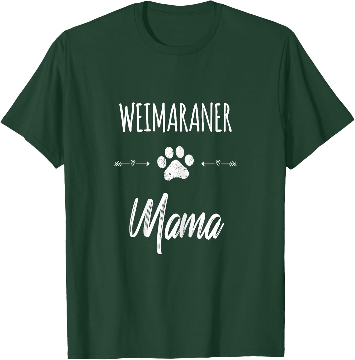 Cute Dog Mom Mama Weimaraner Love Pet Puppy Gift Girls Kids T-Shirt - T-Shirt | Forest