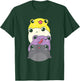 Nonbinary Flag Color Cute Frogs Subtle Enby Pride T-Shirt - T-Shirt | Forest