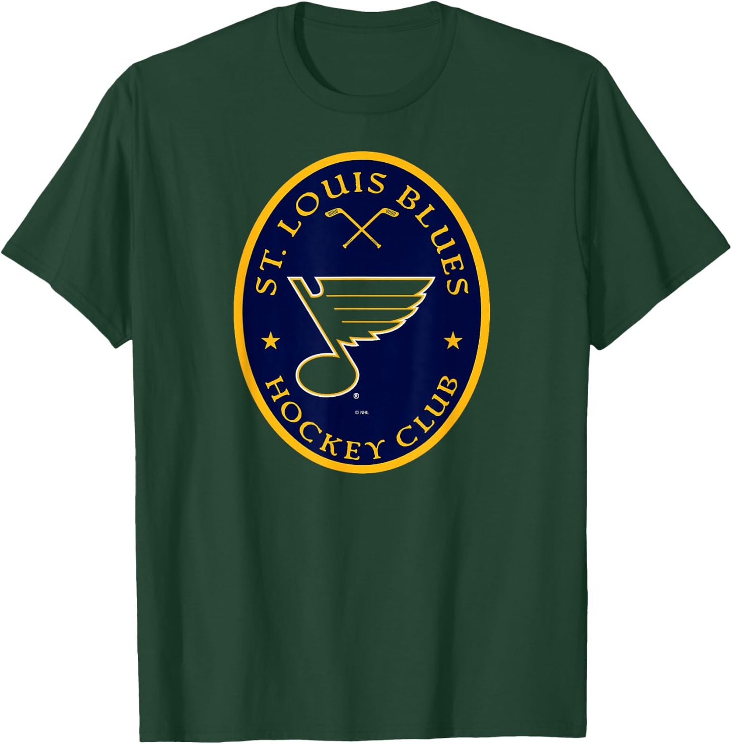 St. Louis Blues Iconic Royal Officially Licensed T-Shirt - T-Shirt | Forest
