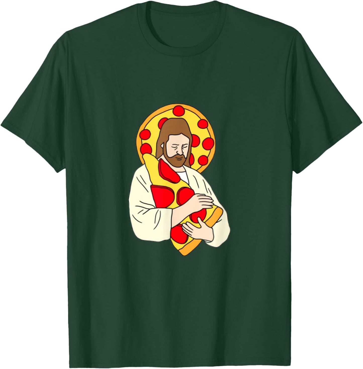 Jesus Pizza Funny Religious Shirt T-Shirt - T-Shirt | Forest