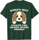 World's Best Cavalier King Charles Spaniel Grandma T-Shirt - T-Shirt | Forest