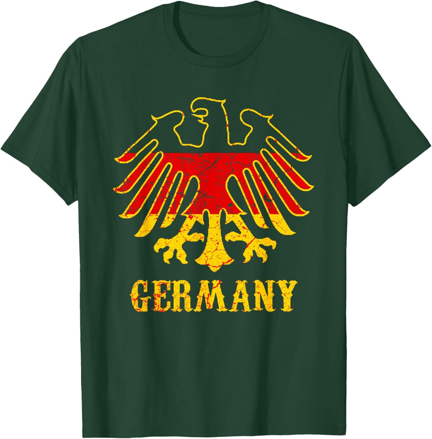 Germany German Eagle Flag National Team Gift T-Shirt - T-Shirt | Forest