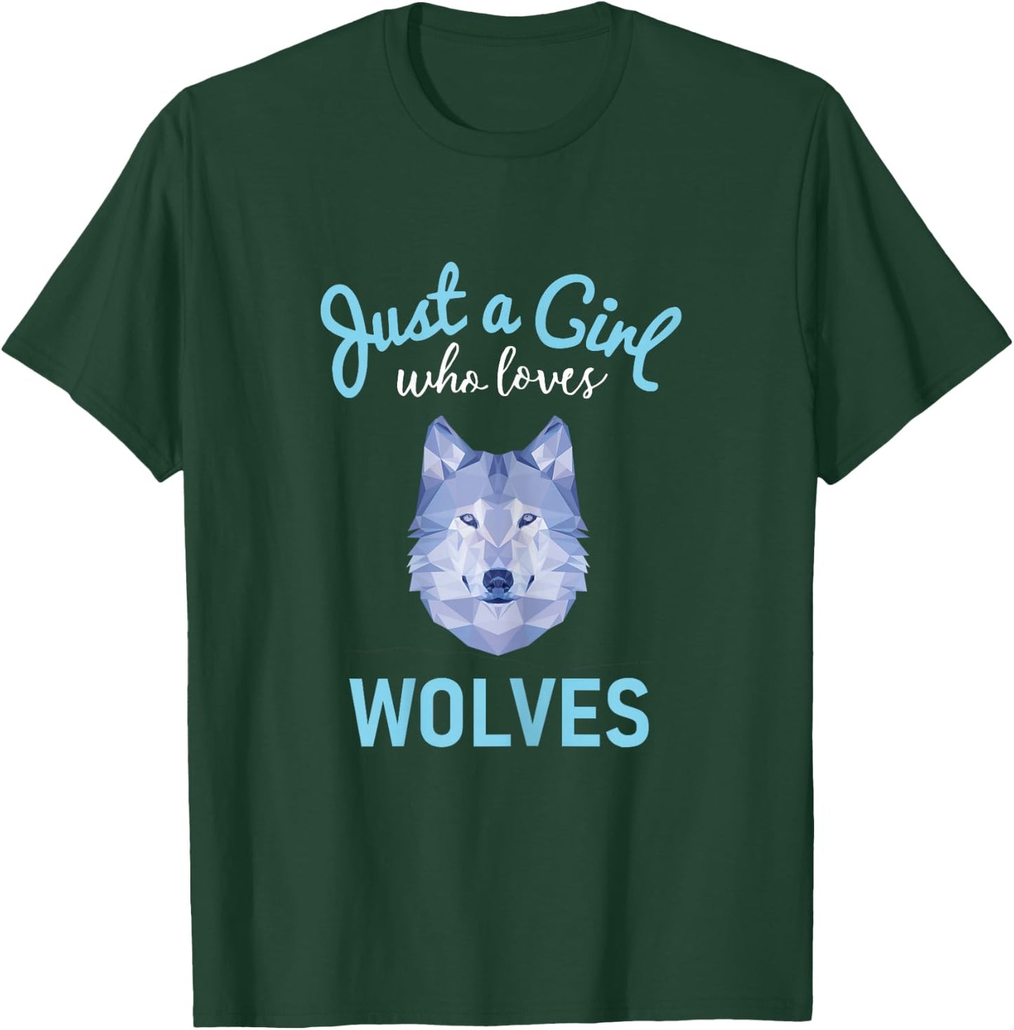 Girls Wolf Gift T-Shirt - T-Shirt | Forest