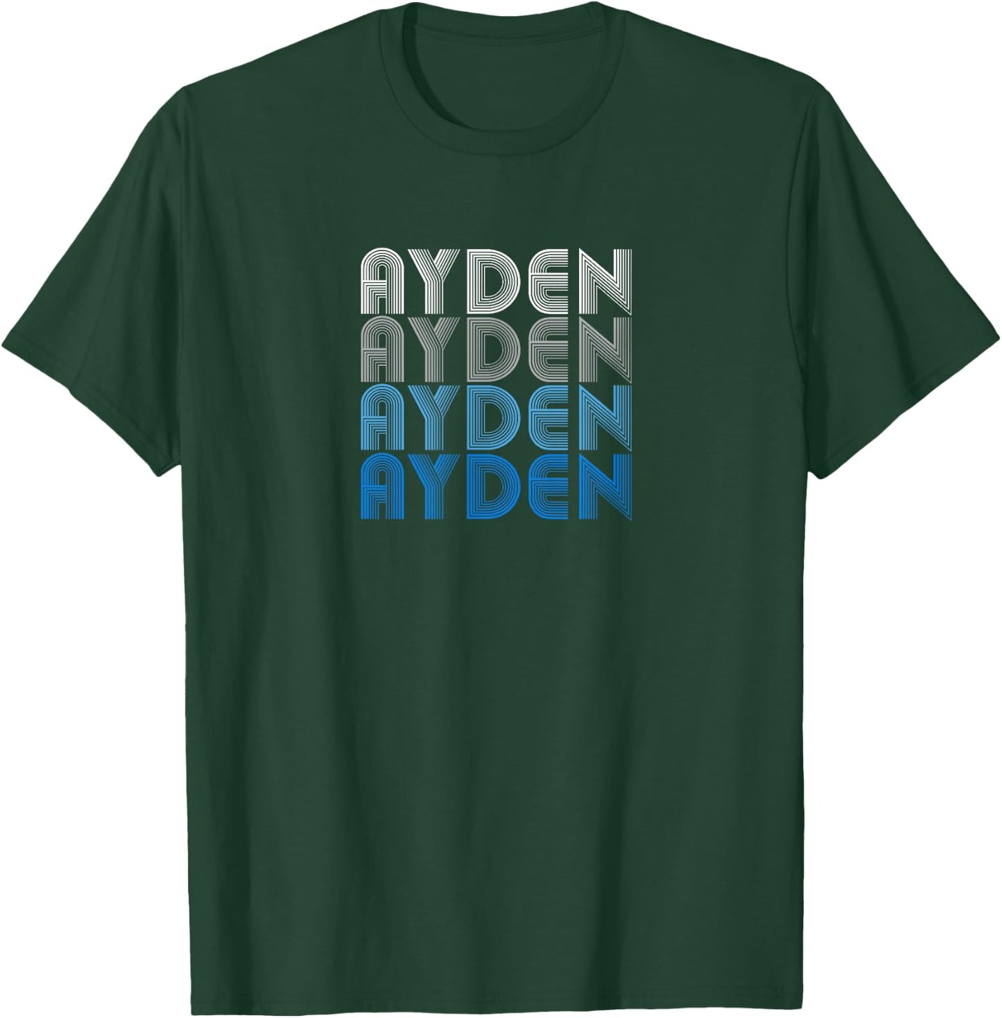 Ayden - Boys Name Birthday Gift T-Shirt - T-Shirt | Forest