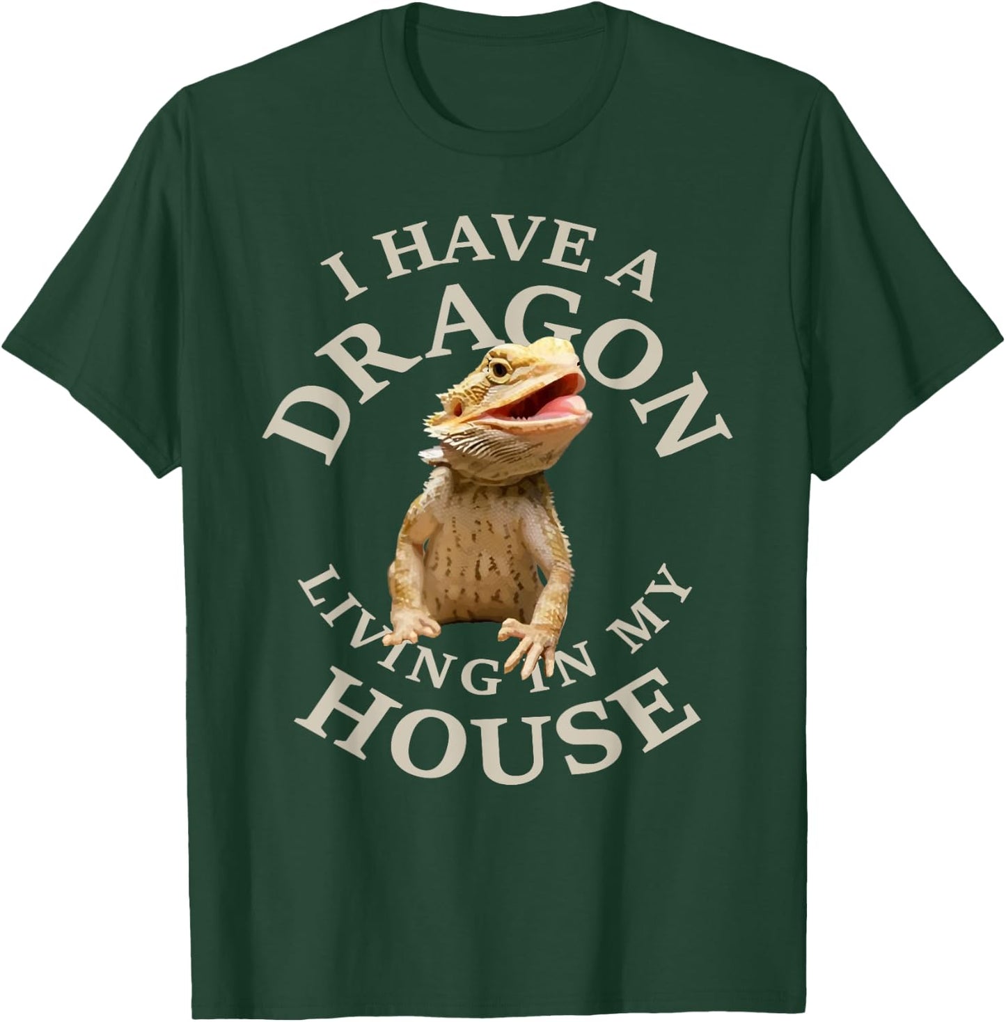 Bearded Dragon Clothes Pogona Barbata Lizard T-Shirt - T-Shirt | Forest