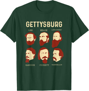 Gettysburg American Civil War Reenactment Reenactor T-Shirt - T-Shirt | Forest
