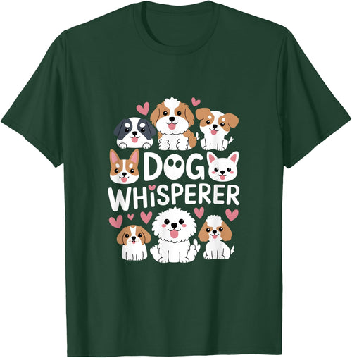 Dog Whisperer Funny Cute Dog Owner Lover Women Kids