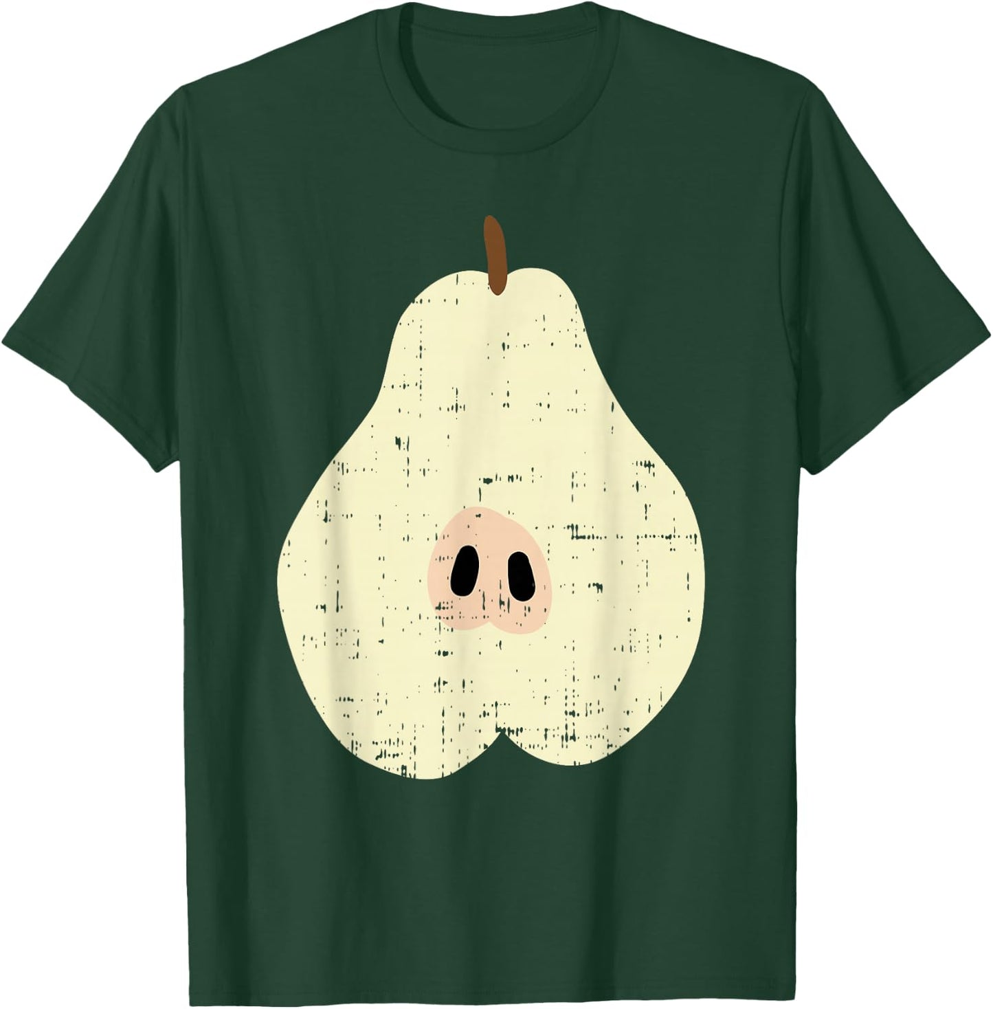 Pear Funny Fruit Food Lazy DIY Easy Halloween Costume T-Shirt - T-Shirt | Forest