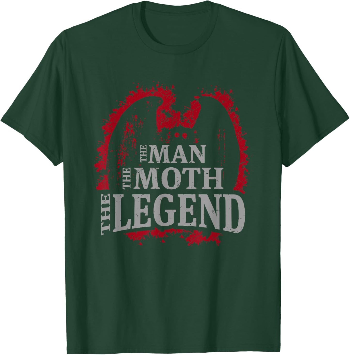 Mothman - The Man The Moth The Legend Cryptid T-Shirt - T-Shirt | Forest