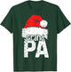 Grandpa Santa Christmas Family Matching Pyjamas Xmas Father T-Shirt - T-Shirt | Forest