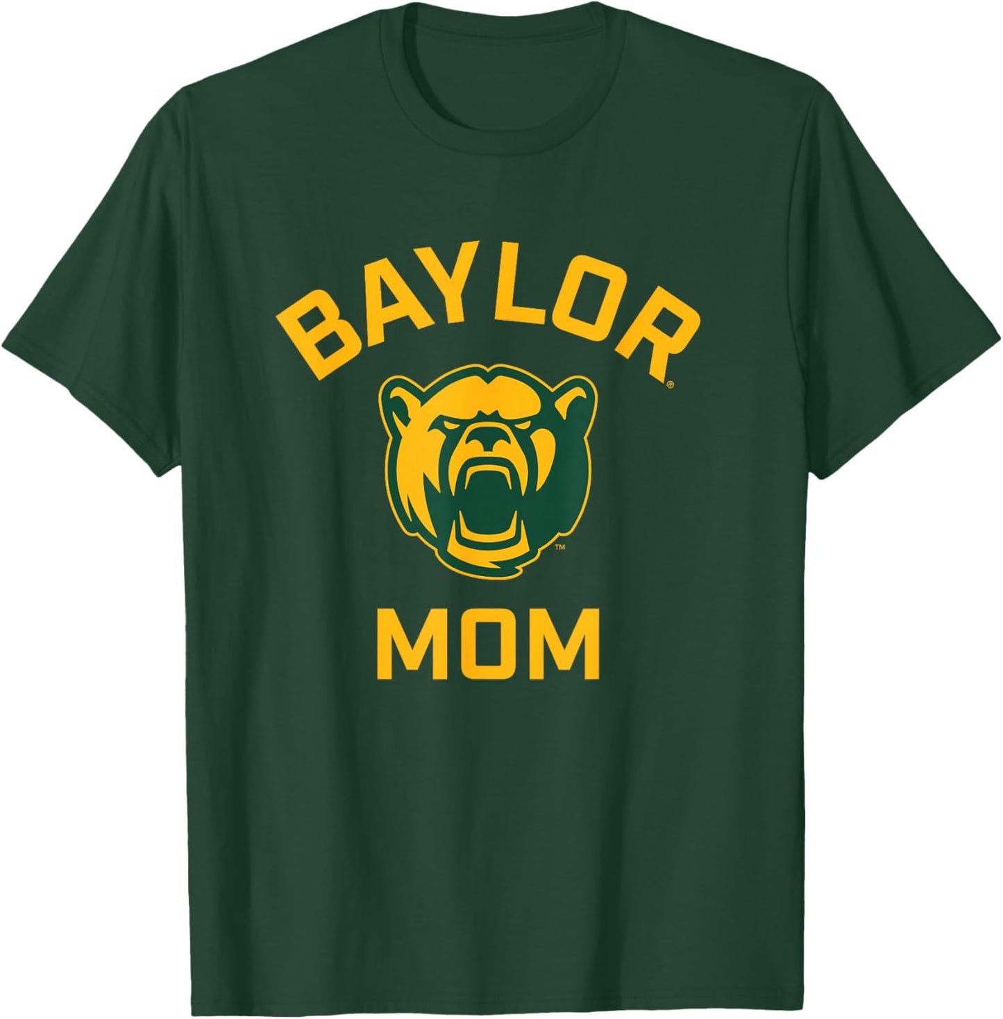 Baylor University Bears Arched Mom T-Shirt - T-Shirt | Forest