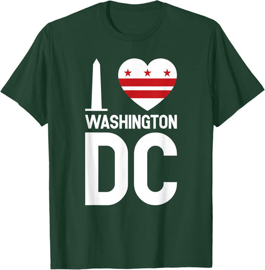 I Love Washington DC T-Shirt - T-Shirt | Forest